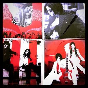 🔥THE WHITE STRIPES ceramic tile Coaster Set🔥